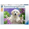Remise ⭐ Ravensburger Puzzle Puzzle 500 p - Doux Golden Retriever 😀 -Ravensburger Soldes Boutique 4005556148295 1