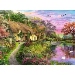 Bon marché 👍 Ravensburger Puzzle 500 p - maison de campagne ⌛