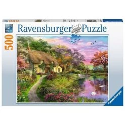 Bon marché 👍 Ravensburger Puzzle 500 p - maison de campagne ⌛ -Ravensburger Soldes Boutique 4005556150410 3