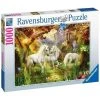 Coupon ✔️ Ravensburger Puzzle 1000 p - Licornes dans la foret 😍