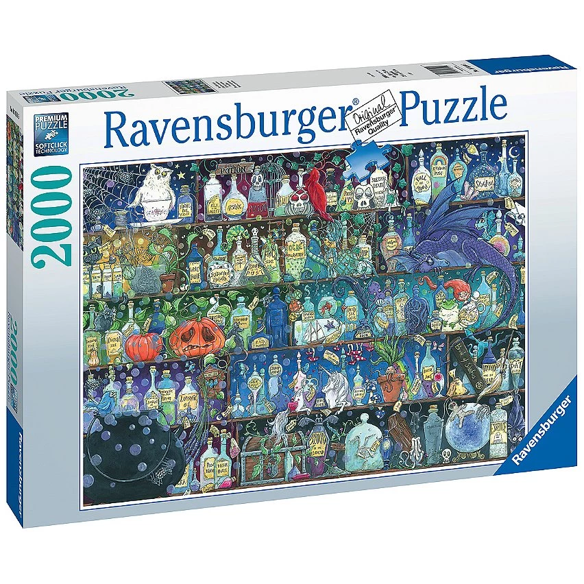 Meilleur prix 😀 Ravensburger Puzzle 2000 P - L'étagère À Potions / Zoe Sandler 🧨 3 Meilleur prix 😀 Ravensburger Puzzle 2000 P - L'étagère À Potions / Zoe Sandler 🧨
