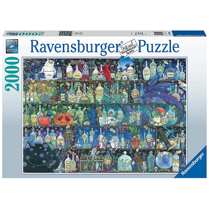 Meilleur prix 😀 Ravensburger Puzzle 2000 P - L'étagère À Potions / Zoe Sandler 🧨 4 Meilleur prix 😀 Ravensburger Puzzle 2000 P - L'étagère À Potions / Zoe Sandler 🧨 – Image 2