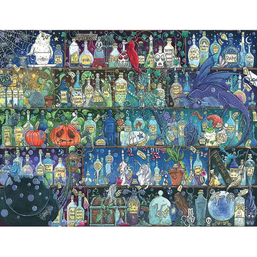Meilleur prix 😀 Ravensburger Puzzle 2000 P - L'étagère À Potions / Zoe Sandler 🧨 5 Meilleur prix 😀 Ravensburger Puzzle 2000 P - L'étagère À Potions / Zoe Sandler 🧨 – Image 3
