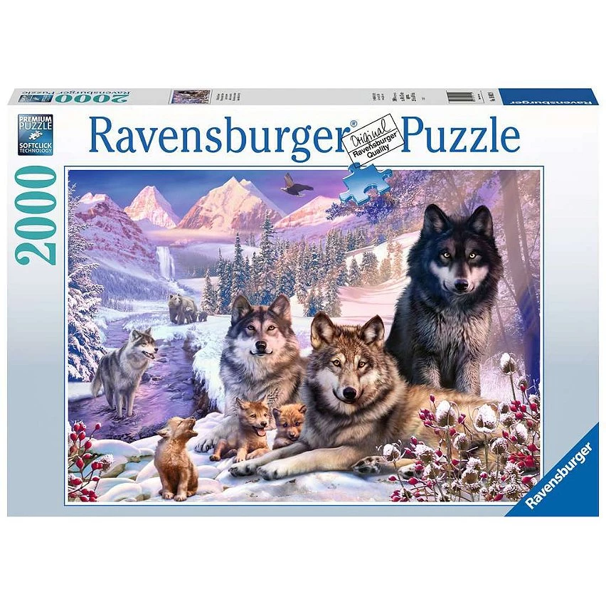 Vente flash 🎉 Ravensburger Puzzle 2000 P - Loups Dans La Neige 🎁 3 Vente flash 🎉 Ravensburger Puzzle 2000 P - Loups Dans La Neige 🎁