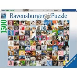 Grosses soldes ⌛ Ravensburger Puzzle 1500 pièces - 99 chats 🥰