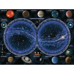 Nouveau ❤️ Puzzle 1500 pieces - Planisphere cÃ©leste - Ravensburger - Puzzle adultes - Des 14 ans 👏 -Ravensburger Soldes Boutique 4005556163731 3
