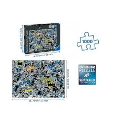 Vente flash ✨ Ravensburger DC Comics - Puzzle Challenge Batman (1000 pièces) 🛒 -Ravensburger Soldes Boutique 4005556165131 5