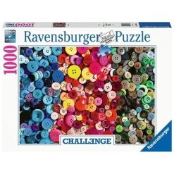 Meilleur prix 😀 Ravensburger Puzzle 1000 pieces - Boutons Challenge Puzzle 🔥 -Ravensburger Soldes Boutique 4005556165636 2