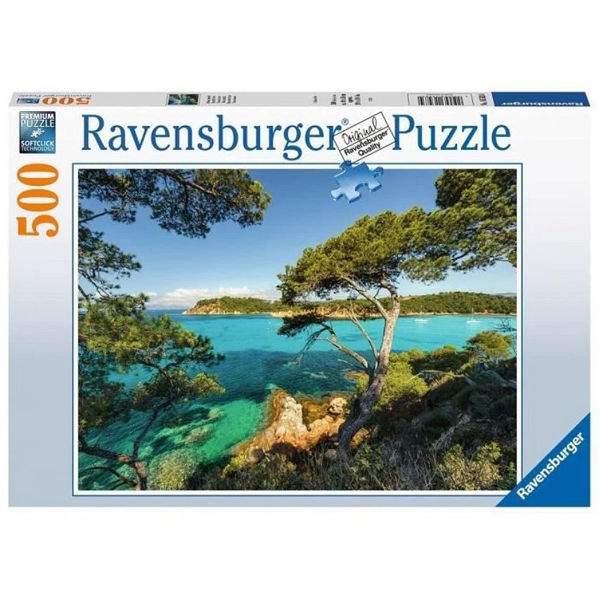 Bon marché 🥰 Ravensburger Puzzle 500 P - Vue Sur La Mer 🔔 5 Bon marché 🥰 Ravensburger Puzzle 500 P - Vue Sur La Mer 🔔 – Image 3
