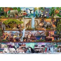Promo 🎁 Puzzle 2000 pièces Ravensburger Magnifique monde animal Aimee Stewart 🛒 -Ravensburger Soldes Boutique 4005556166527 2