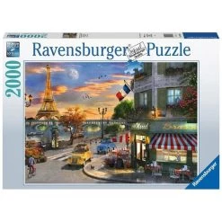 Sortie ⭐ Ravensburger Puzzle Soiree romantique a Paris 2000 pieces 🌟 -Ravensburger Soldes Boutique 4005556167166 3