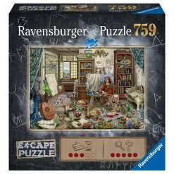 Offres ✔️ Sans marque Escape Puzzle - Atelier D'Artistes 🤩 5 Offres ✔️ Sans marque Escape Puzzle - Atelier D'Artistes 🤩 -Ravensburger Soldes Boutique 4005556168439 2