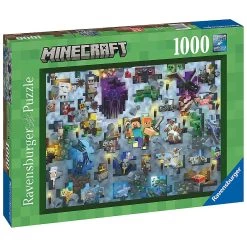 Budget 🔥 Ravensburger Puzzle 1000 P - Minecraft - Minecraft 💯