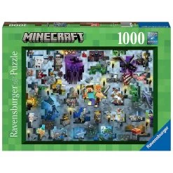 Budget 🔥 Ravensburger Puzzle 1000 P - Minecraft - Minecraft 💯 -Ravensburger Soldes Boutique 4005556171880 4