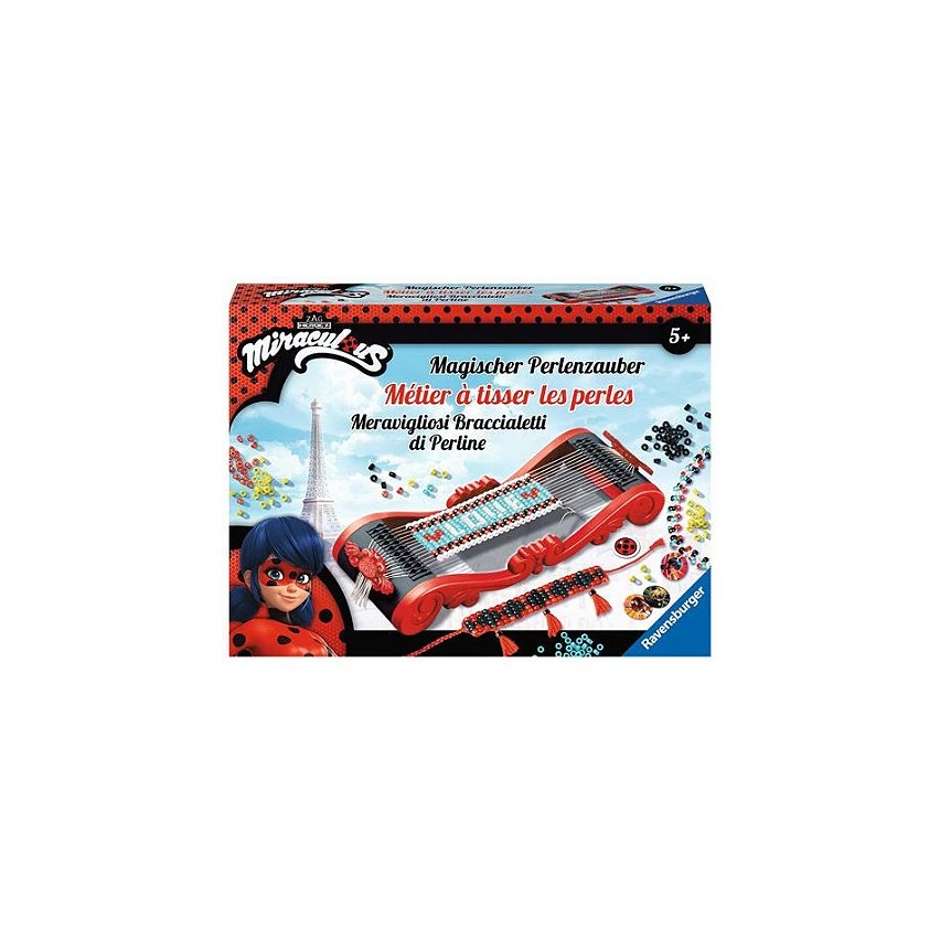 Promo 🔔 Ravensburger Métier À Tisser Miraculous - Lady Bug 🔔 3 Promo 🔔 Ravensburger Métier À Tisser Miraculous - Lady Bug 🔔