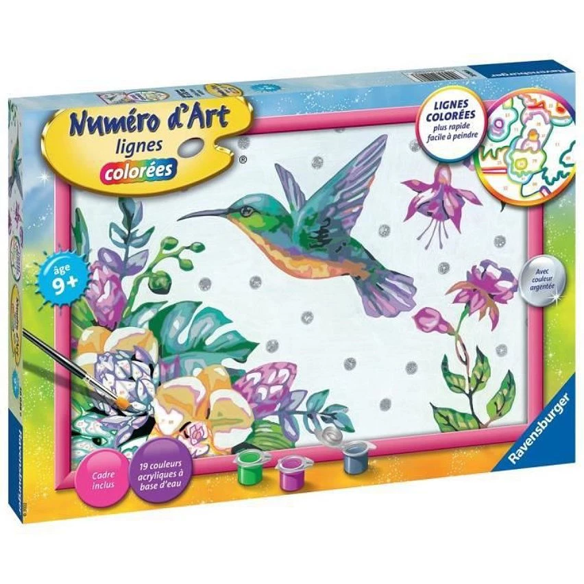 Le moins cher 🧨 Ravensburger Numéro D'art - Grand - Colibri Et Fleurs Exotiques 😀 3 Le moins cher 🧨 Ravensburger Numéro D'art - Grand - Colibri Et Fleurs Exotiques 😀
