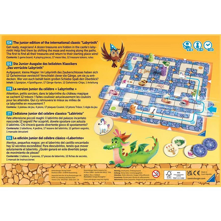 Le moins cher 🔔 Ravensburger Labyrinthe junior le jeu de societe ✨ 4 Le moins cher 🔔 Ravensburger Labyrinthe junior le jeu de societe ✨ – Image 2