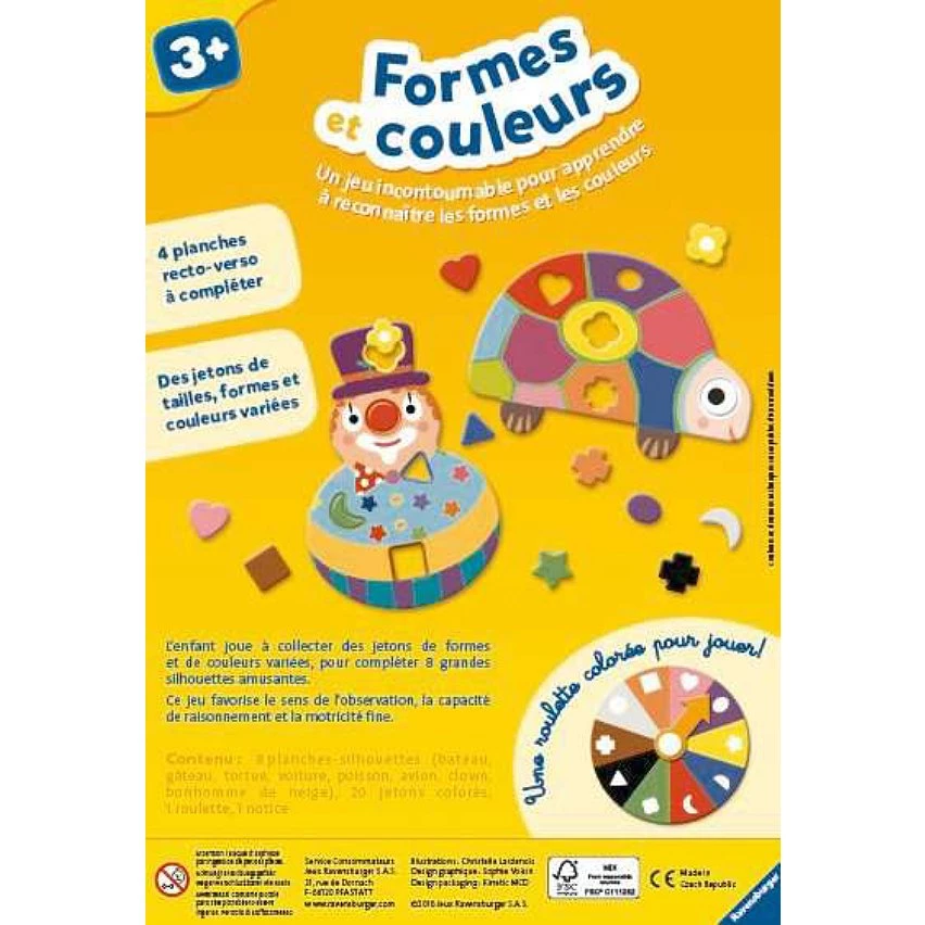 Tout neuf 🛒 Ravensburger Formes Et Couleurs ⌛ 4 Tout neuf 🛒 Ravensburger Formes Et Couleurs ⌛ – Image 2
