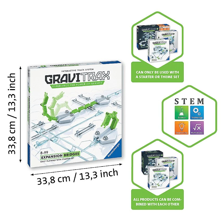 Remise 🧨 Ravensburger Gravitrax Set D'extension Bridges / Ponts Et Rails 🛒 7 Remise 🧨 Ravensburger Gravitrax Set D'extension Bridges / Ponts Et Rails 🛒 – Image 5