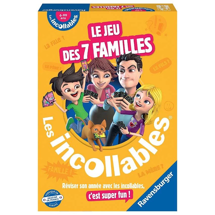 Le moins cher ✔️ Ravensburger Le Jeu Des 7 Familles Des Incollables - Les Incollables ❤️ 3 Le moins cher ✔️ Ravensburger Le Jeu Des 7 Familles Des Incollables - Les Incollables ❤️