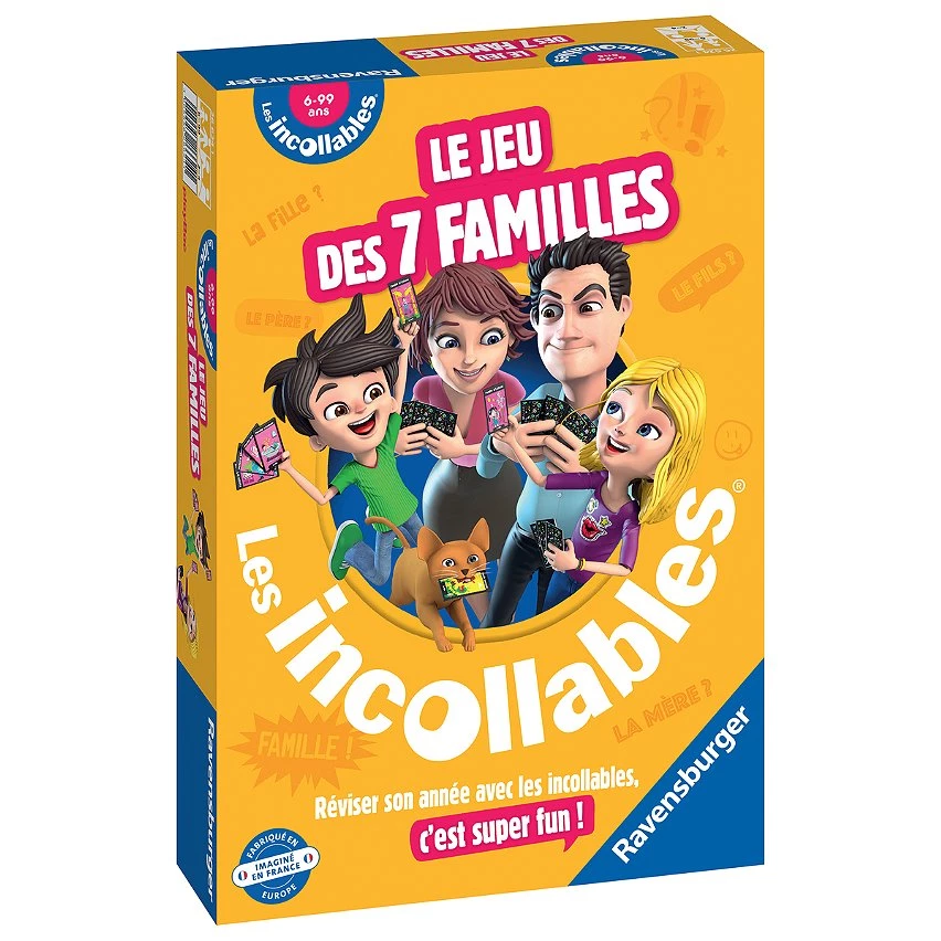 Le moins cher ✔️ Ravensburger Le Jeu Des 7 Familles Des Incollables - Les Incollables ❤️ 4 Le moins cher ✔️ Ravensburger Le Jeu Des 7 Familles Des Incollables - Les Incollables ❤️ – Image 2