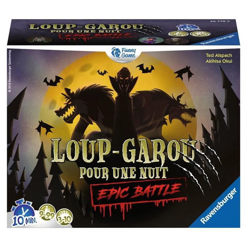 Meilleur prix ❤️ Ravensburger Loup-Garou Pour Une Nuit - Epic Battle 🥰 3 Meilleur prix ❤️ Ravensburger Loup-Garou Pour Une Nuit - Epic Battle 🥰