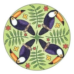 Tout neuf 🎁 Ravensburger Mandala - Midi - Flamingo 🔔 -Ravensburger Soldes Boutique 4005556285181 3