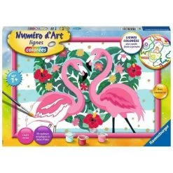Top 10 🌟 Ravensburger Numéro D'art - Grand - Flamingos Amoureux 🌟