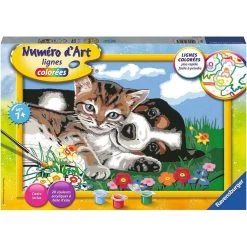 Promo 🌟 Ravensburger Numéro D'art - Grand - Une Belle Amitié ✔️