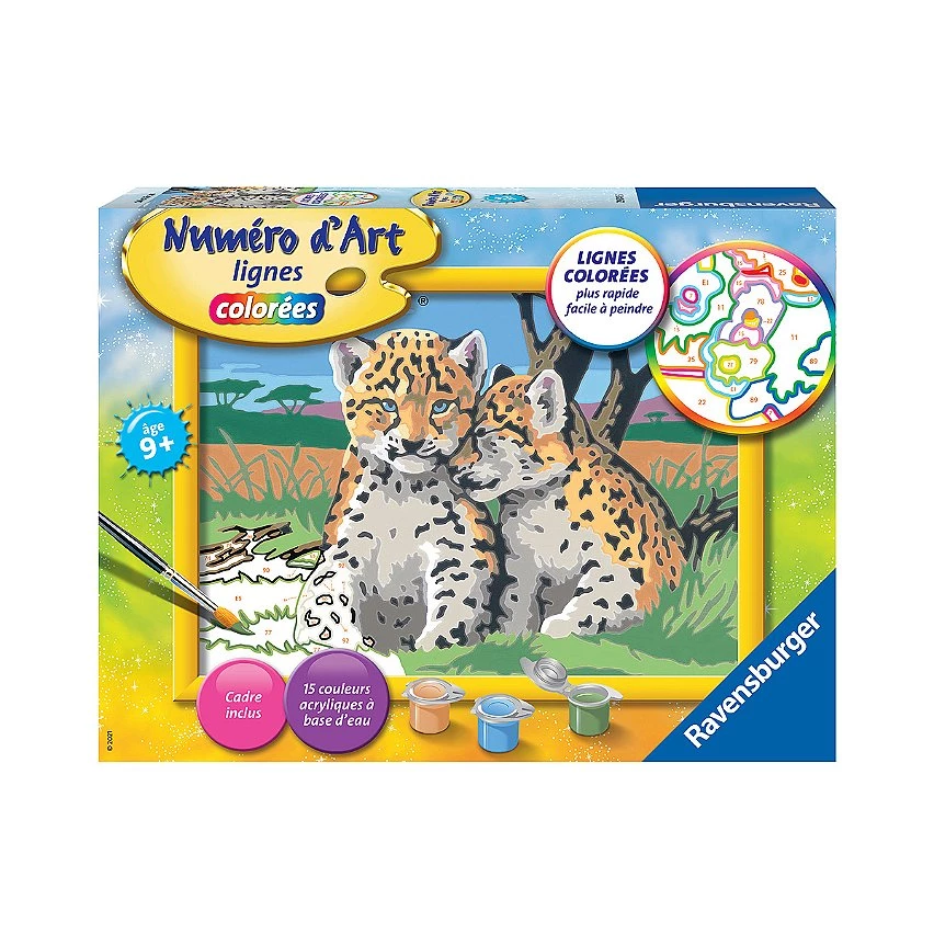 Top 10 👏 Ravensburger Numéro D'art - Moyen - Petits Léopards ❤️ 3 Top 10 👏 Ravensburger Numéro D'art - Moyen - Petits Léopards ❤️