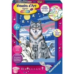 Les meilleures critiques de 🔔 Ravensburger Numéro D'art - Petit - Famille De Loups ✔️