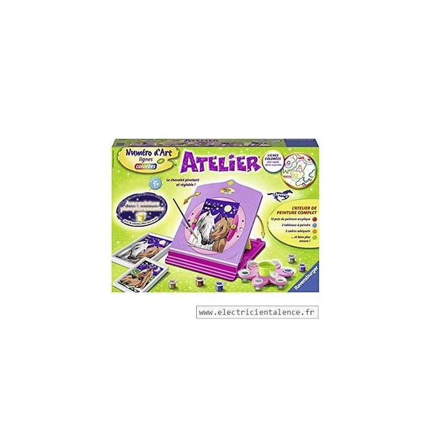Grosses soldes 🎁 Ravensburger Atelier Numéro D'art Chevaux 👏 3 Grosses soldes 🎁 Ravensburger Atelier Numéro D'art Chevaux 👏