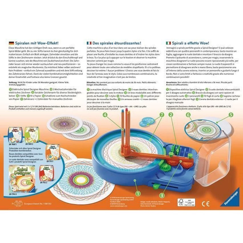 Acheter 👍 Ravensburger Maxi Spiral Designer Machine 😍 6 Acheter 👍 Ravensburger Maxi Spiral Designer Machine 😍 – Image 4