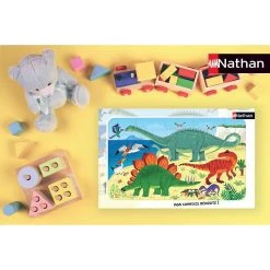 Budget 🧨 Ravensburger Puzzle Cadre 15 P - Les Dinosaures Du Jurassique 🔥 -Ravensburger Soldes Boutique 4005556860135 4