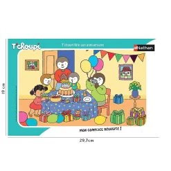 Promo 👏 Ravensburger Puzzle Cadre 15 P - T'choupi Fête Son Anniversaire - T'choupi&Doudou 👍 -Ravensburger Soldes Boutique 4005556860708 4