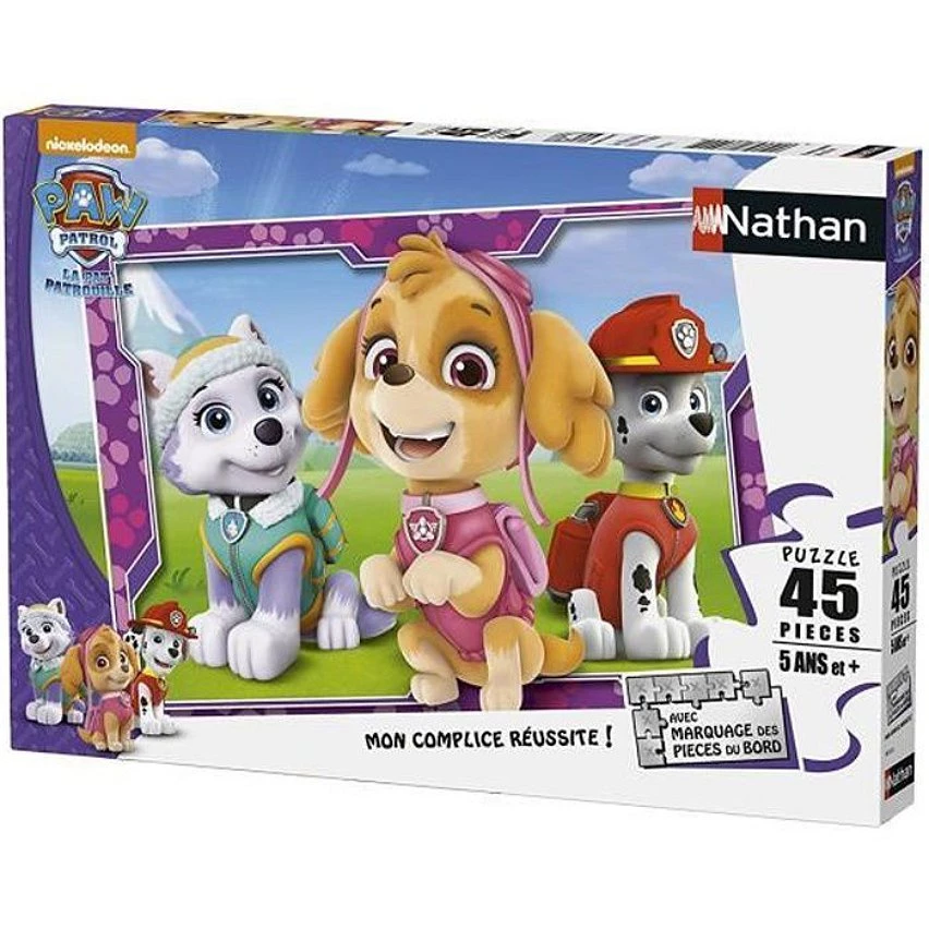 Promo 🧨 PAT' PATROUILLE Puzzle 45 pieces - Stella, Everest et Marcus - Nathan - Puzzle Enfant + Poster - Des 5 ans 🤩 3 Promo 🧨 PAT' PATROUILLE Puzzle 45 pieces - Stella, Everest et Marcus - Nathan - Puzzle Enfant + Poster - Des 5 ans 🤩