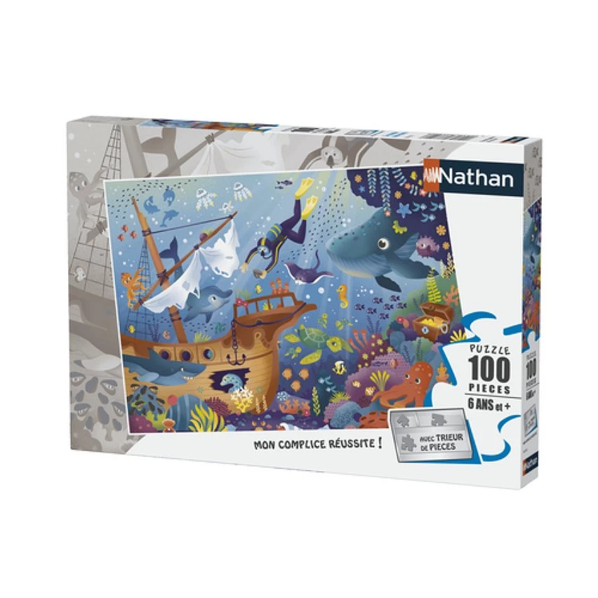 Budget 😀 Nathan Puzzle 100 p - Le monde sous-marin 🤩 3 Budget 😀 Nathan Puzzle 100 p - Le monde sous-marin 🤩
