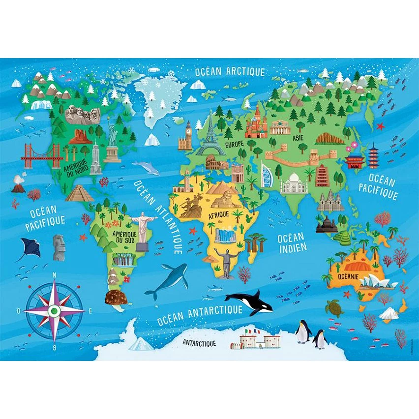 Les meilleures critiques de 🌟 Nathan Puzzle 100 p carte du monde des monuments 🧨 4 Les meilleures critiques de 🌟 Nathan Puzzle 100 p carte du monde des monuments 🧨 – Image 2