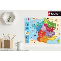 Grosses soldes ⌛ Ravensburger Puzzle 250 P - Carte De France ✨ -Ravensburger Soldes Boutique 4005556868759 6