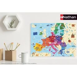 De gros ❤️ Nathan Puzzle 250 p - carte d'europe 😀 14 De gros ❤️ Nathan Puzzle 250 p - carte d'europe 😀 -Ravensburger Soldes Boutique 4005556868797 6