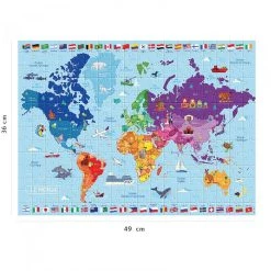 Remise ✨ Nathan Puzzle 250 p carte du monde 🧨 -Ravensburger Soldes Boutique 4005556868834 3