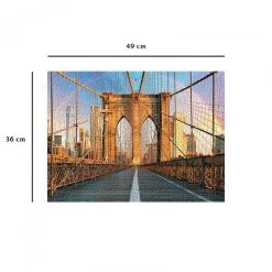 Meilleure vente 🎉 Ravensburger Puzzle N 500 P - Le Pont De Brooklyn 😀 -Ravensburger Soldes Boutique 4005556871247 3