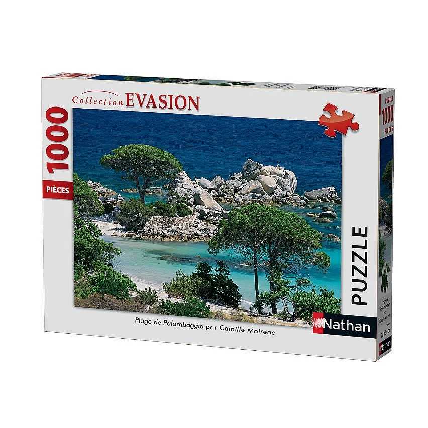 Promo 🧨 Nathan Puzzle N 1000 P - Plage De Palombaggia, Corse Du Sud 🛒 3 Promo 🧨 Nathan Puzzle N 1000 P - Plage De Palombaggia, Corse Du Sud 🛒