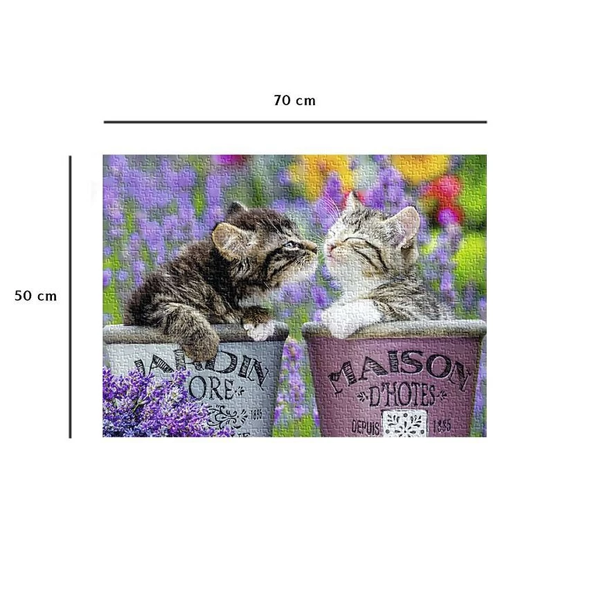 Coupon 😉 Nathan - Puzzle Adulte - Puzzle N 1000 p - Bisous de chatons - 87624 ⭐ 8 Coupon 😉 Nathan - Puzzle Adulte - Puzzle N 1000 p - Bisous de chatons - 87624 ⭐ – Image 6