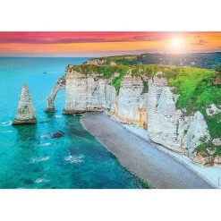 Grosses soldes 🧨 RAVENSBURGER - Puzzle 1000 pieces Les falaises dEtretat 👏 -Ravensburger Soldes Boutique 4005556876303 3