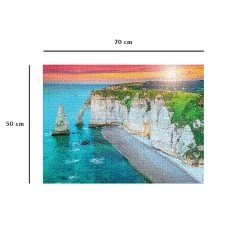 Grosses soldes 🧨 RAVENSBURGER - Puzzle 1000 pieces Les falaises dEtretat 👏 -Ravensburger Soldes Boutique 4005556876303 6