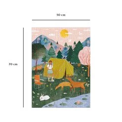 Les meilleures critiques de 💯 Nathan Puzzle N 1000 P - Let's Go Camping / Arual (Collection Carte Blanche) ⭐ -Ravensburger Soldes Boutique 4005556876440 6