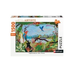Bon marché 🥰 Ravensburger Puzzle N 1500 P - Jungle Animée / Alain Thomas 🔥