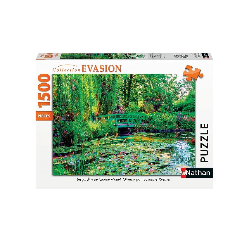 Meilleur prix 🎁 Ravensburger Puzzle N 1500 P - Les Jardins De Claude Monet, Giverny 👏 3 Meilleur prix 🎁 Ravensburger Puzzle N 1500 P - Les Jardins De Claude Monet, Giverny 👏